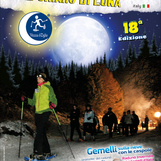 la neve è arrivata è tempo di caspolada al chiaro di luna 27 gennaio 2018 vezza d’oglio
